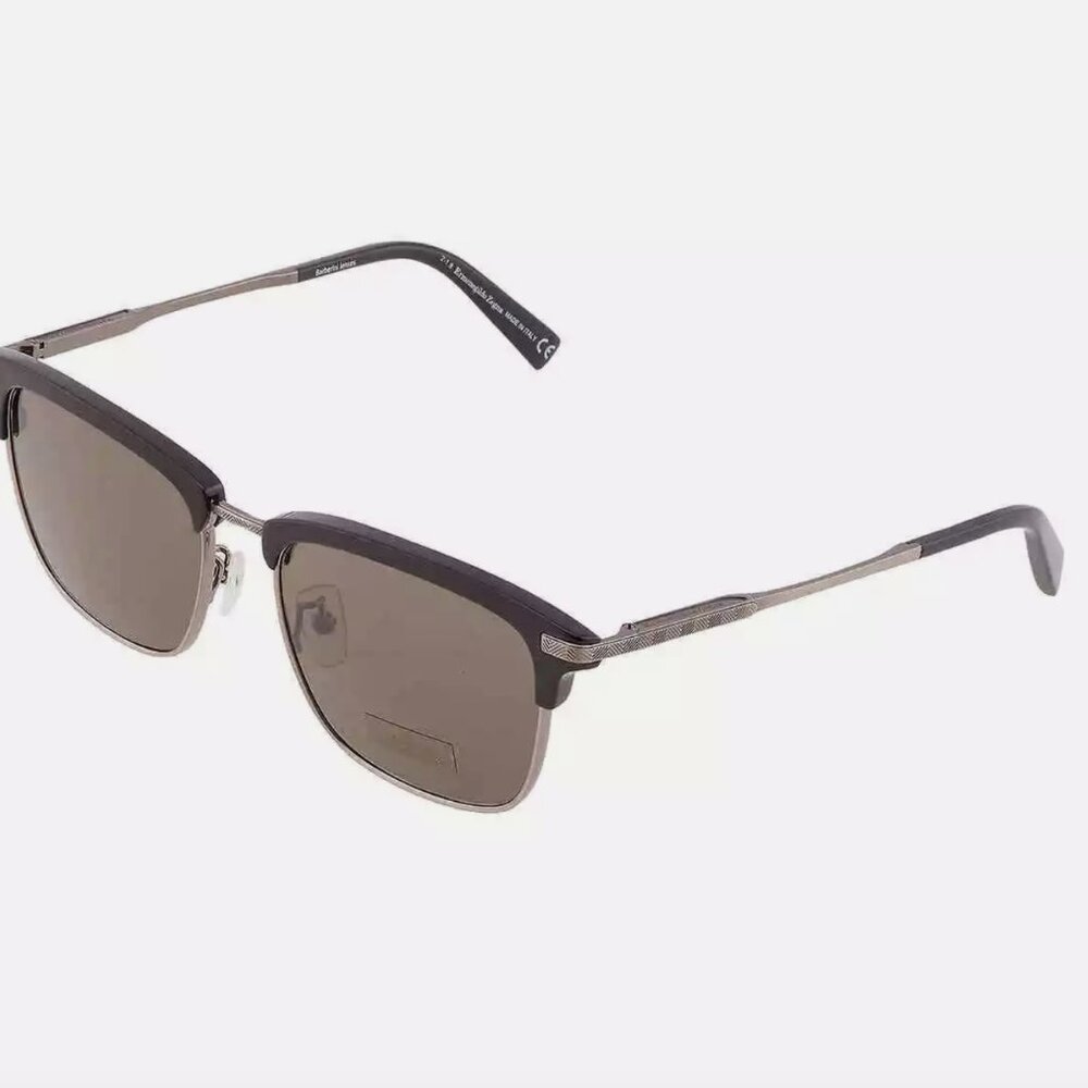 Ermenegildo Zegna Men's Italy Grey Sunglasses